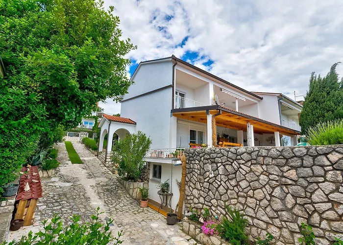 Modernes Nur 350 Meter Zum Sandstrand Mit Meerblick, Eigenem Liegestuhl, Grill Lägenhet Crikvenica