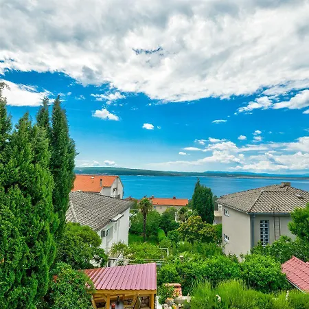 Modernes Nur 350 Meter Zum Sandstrand Mit Meerblick, Eigenem Liegestuhl, Grill * Crikvenica